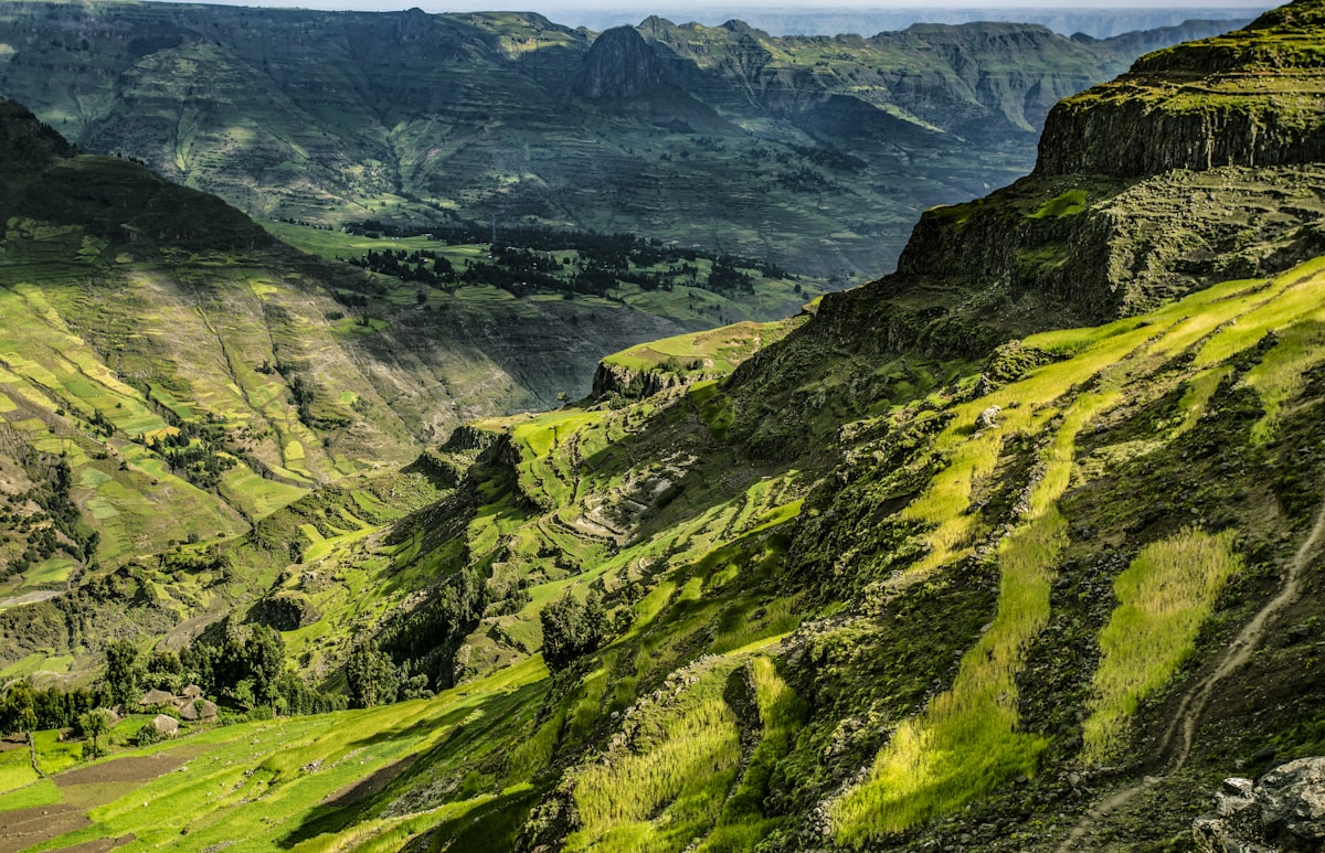 Ethiopian highlands landscape