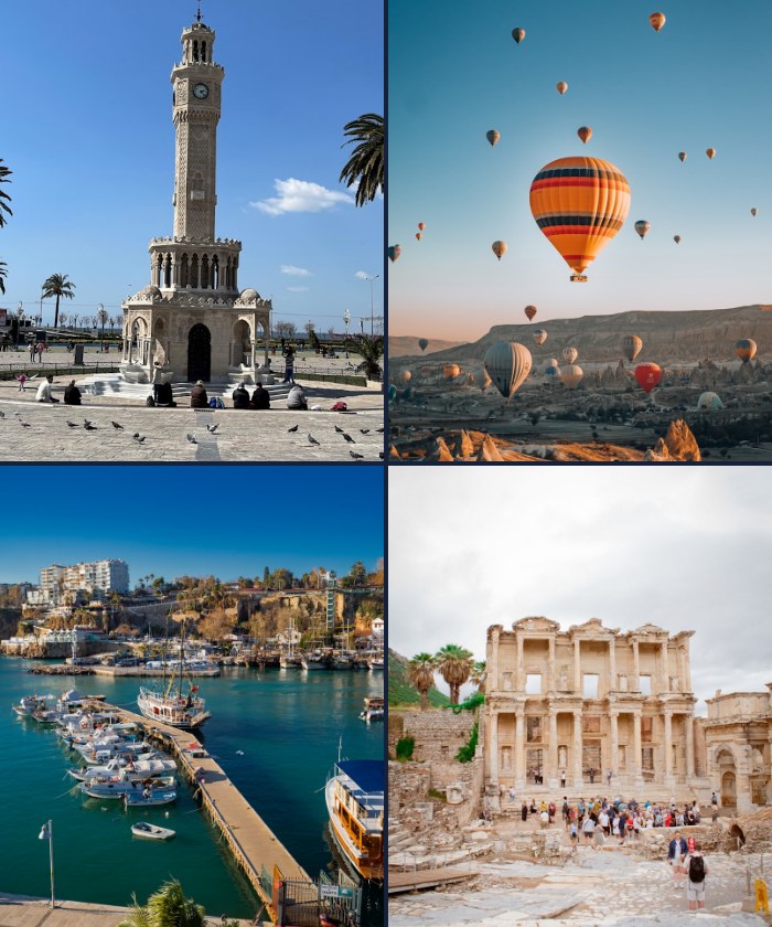 Izmir, Cappadocia, Antalya, and Ephesus, Türkiye